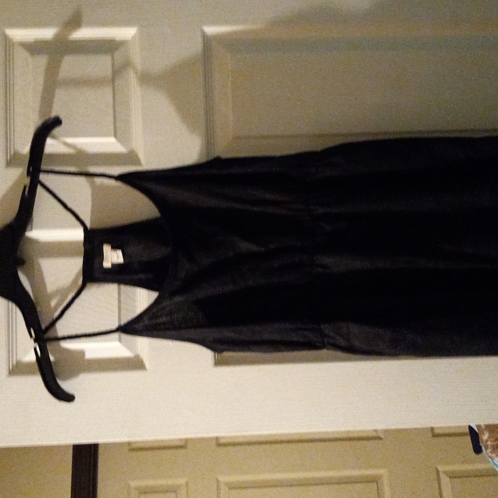 J Crew Black Linen Dress